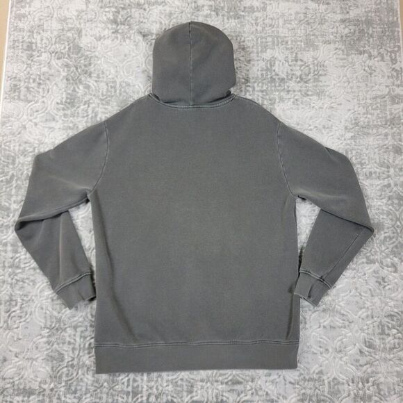 AC DC Hoodie Mens XL Gray Classic Logo Graphic Sweatshirt Fleece Rock Band Tour - Picture 10 of 13